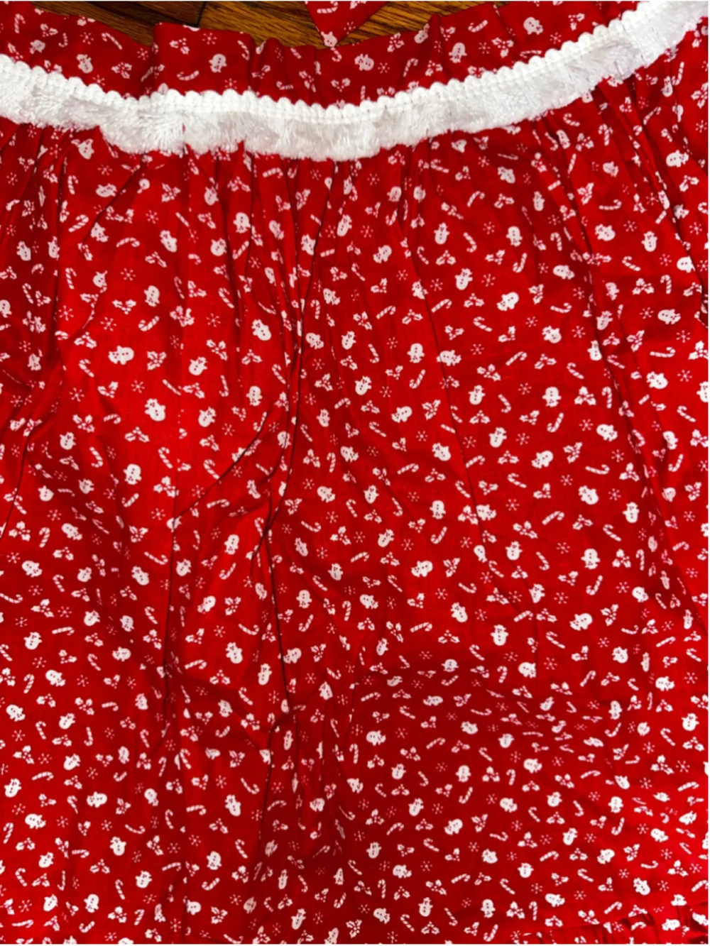 Lot 4 Vintage Christmas Holiday Aprons Half Reversible Retro Sheer Lace Cotton
